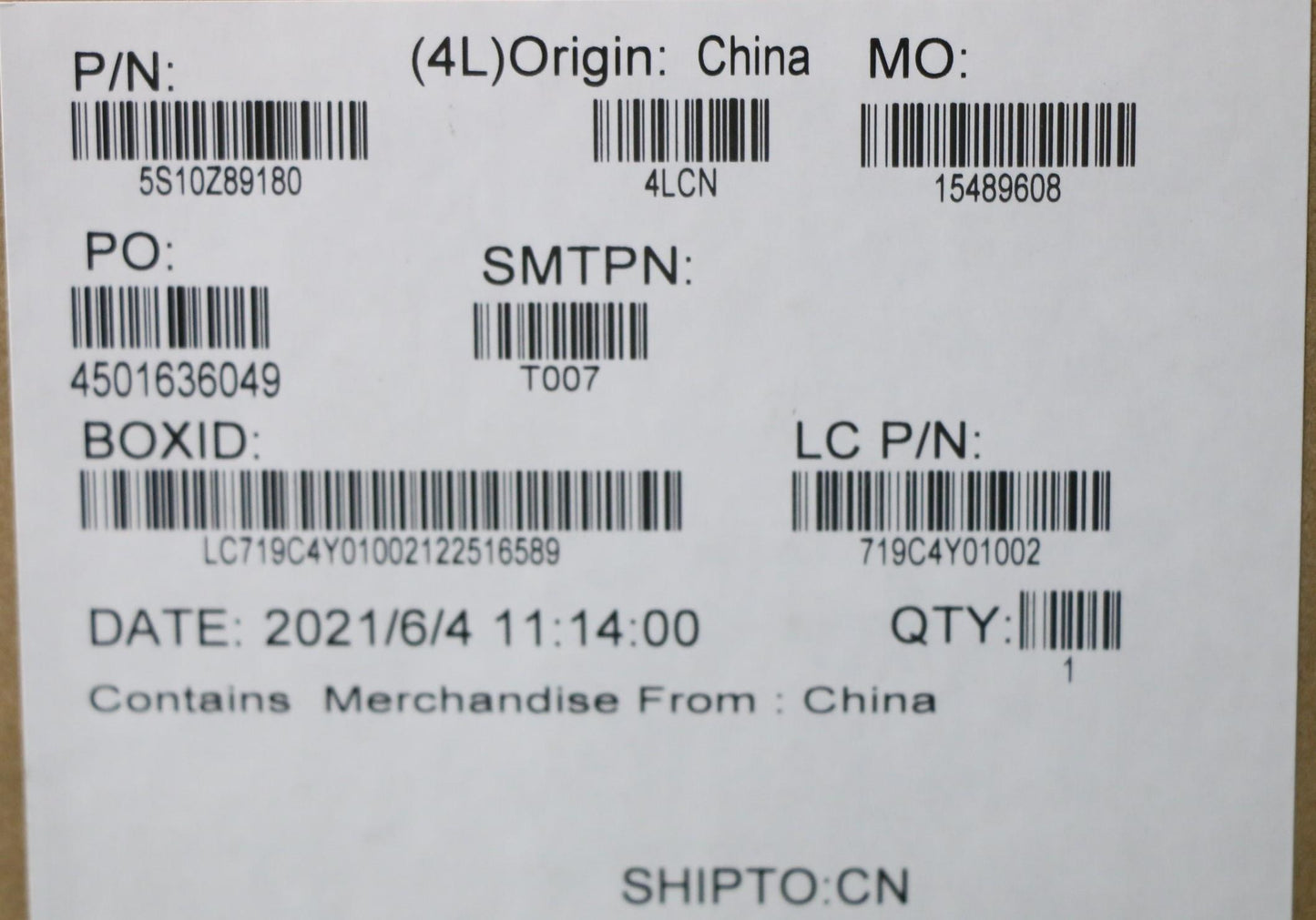 Lenovo Screw Fru Screw Kit - 5S10Z89180