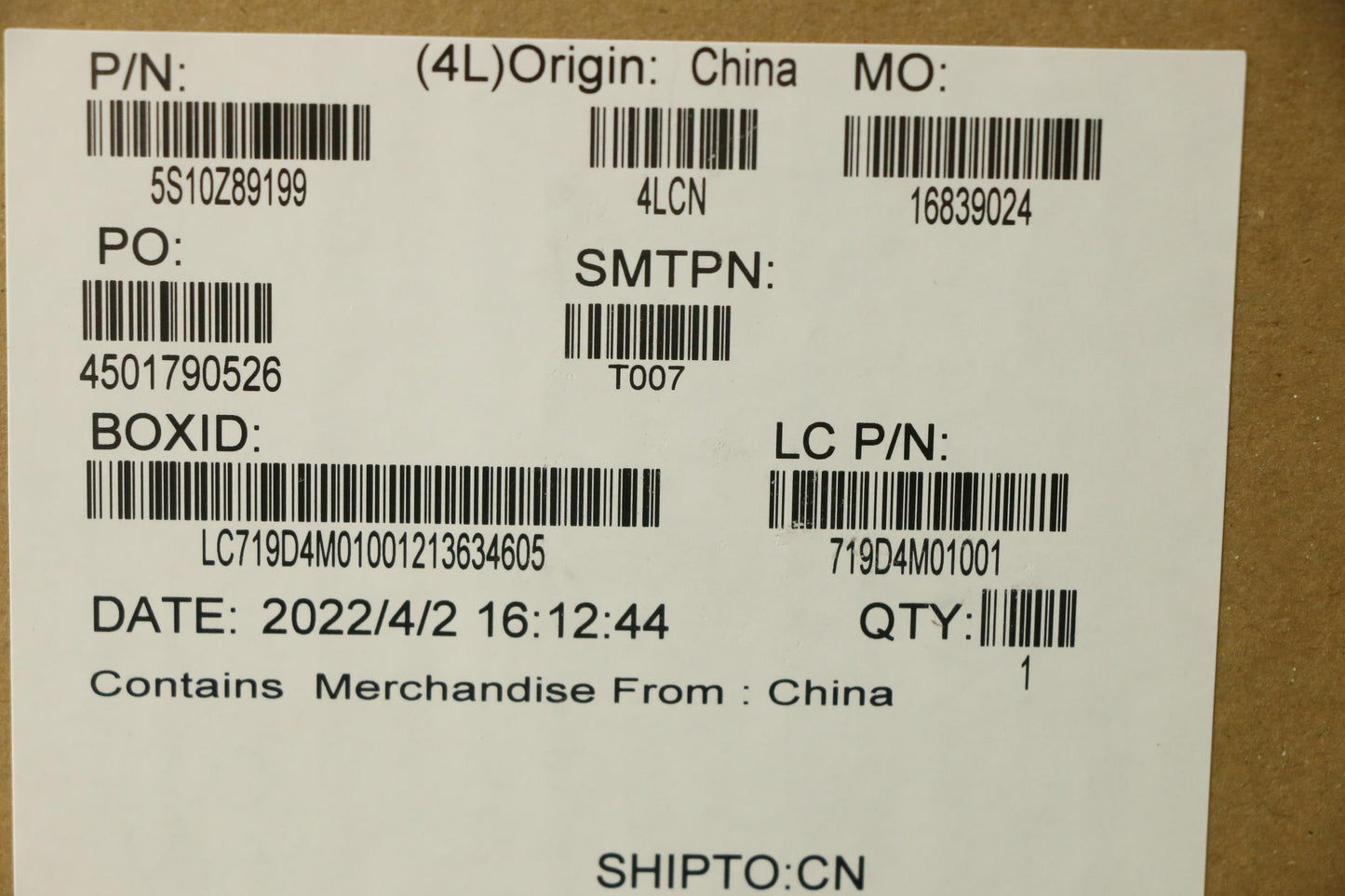 Lenovo Screw Kits Assembly - 5S10Z89199