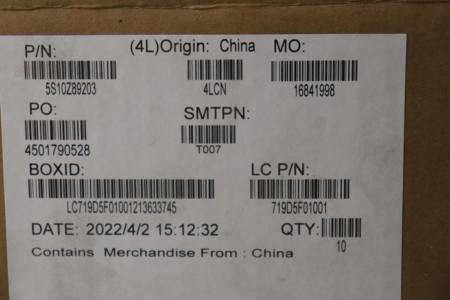 Lenovo Screw Fru Griffin 1.0 Screw_Ki - 5S10Z89203