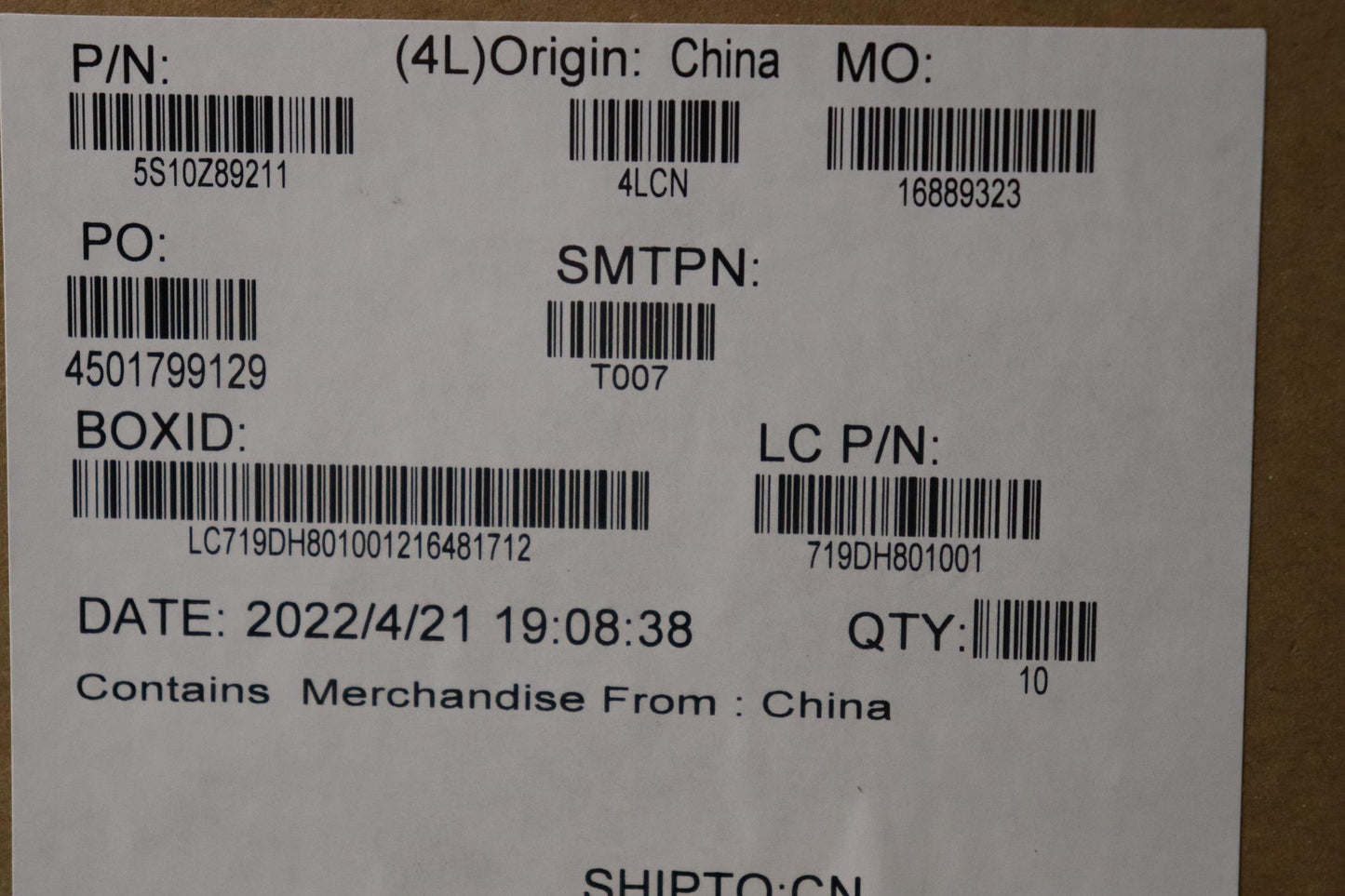 Lenovo Screw Fru Screw Kit - 5S10Z89211