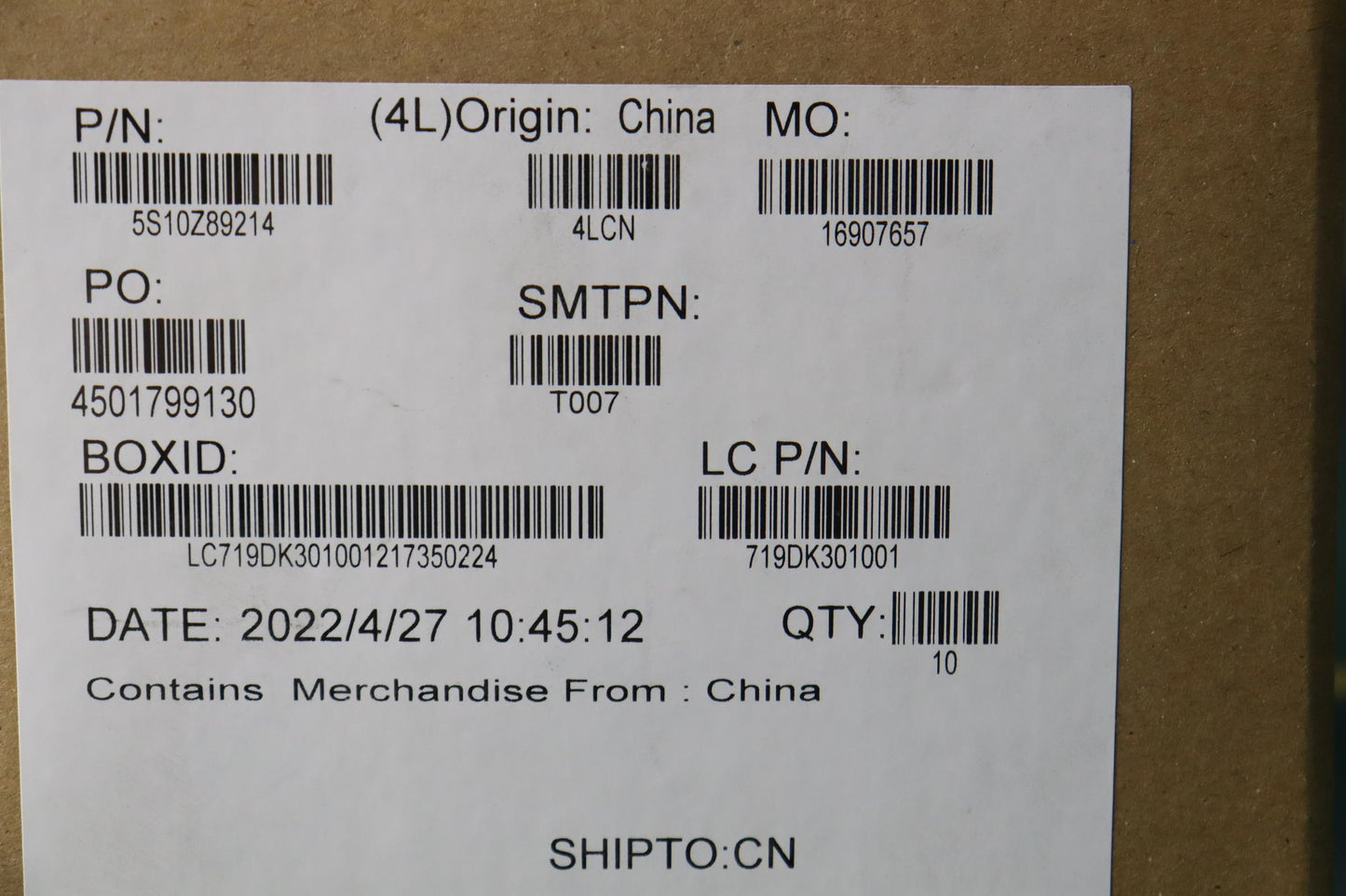 Lenovo Screw Fru Screw Kits Asm - 5S10Z89214