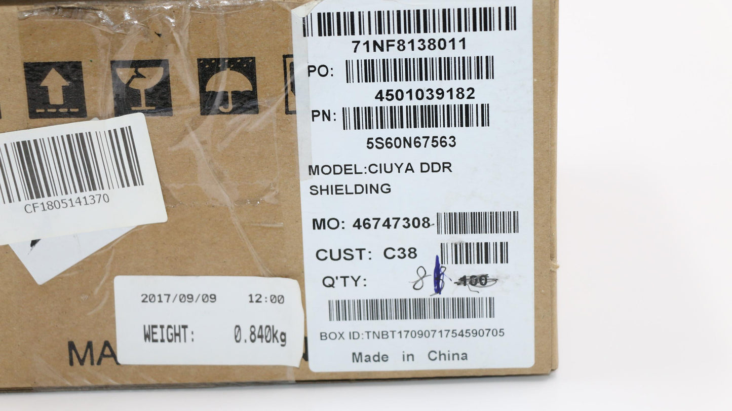 Lenovo Dimm Emi Shielding C 80X8 - 5S60N67563