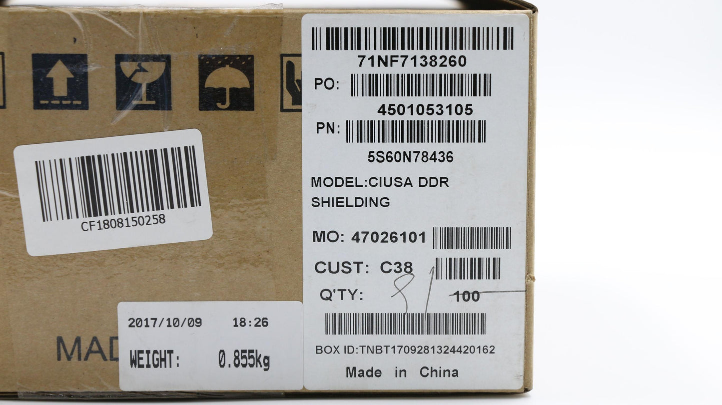 Lenovo Dimm Emi Shielding C 80X2 - 5S60N78436