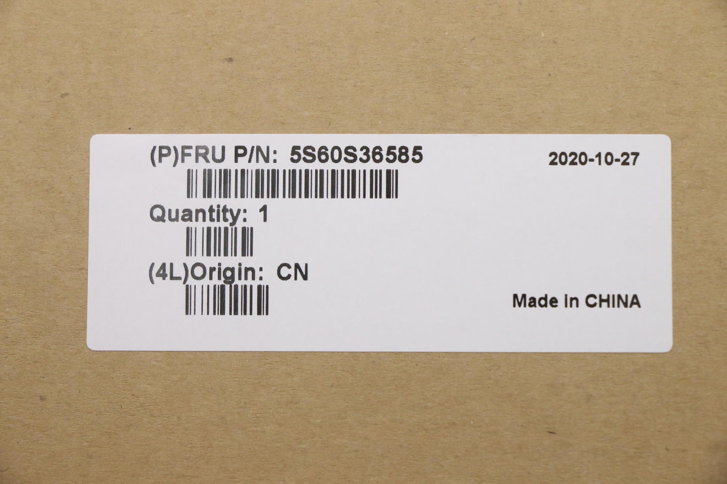 Lenovo Shield Dimm Shielding C 20Vf - 5S60S36585