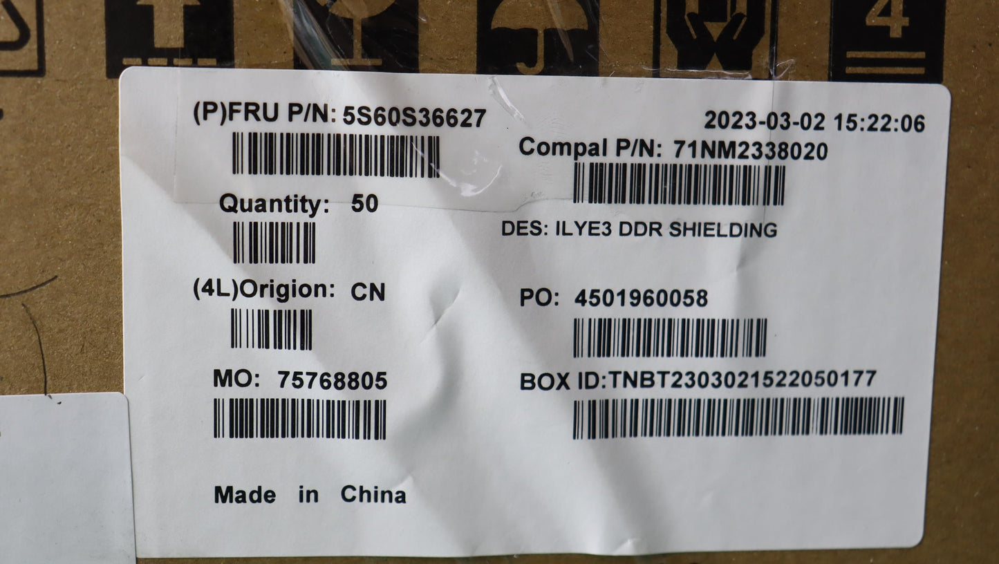 Lenovo Shield Dimm Shielding C 82Ya - 5S60S36627