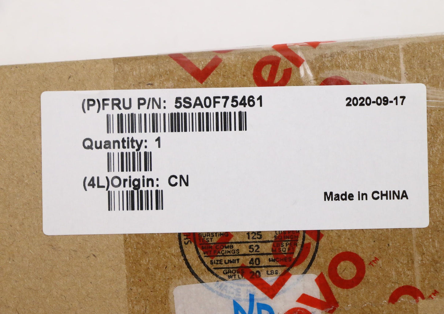 Lenovo Pu Processors - 5SA0F75461