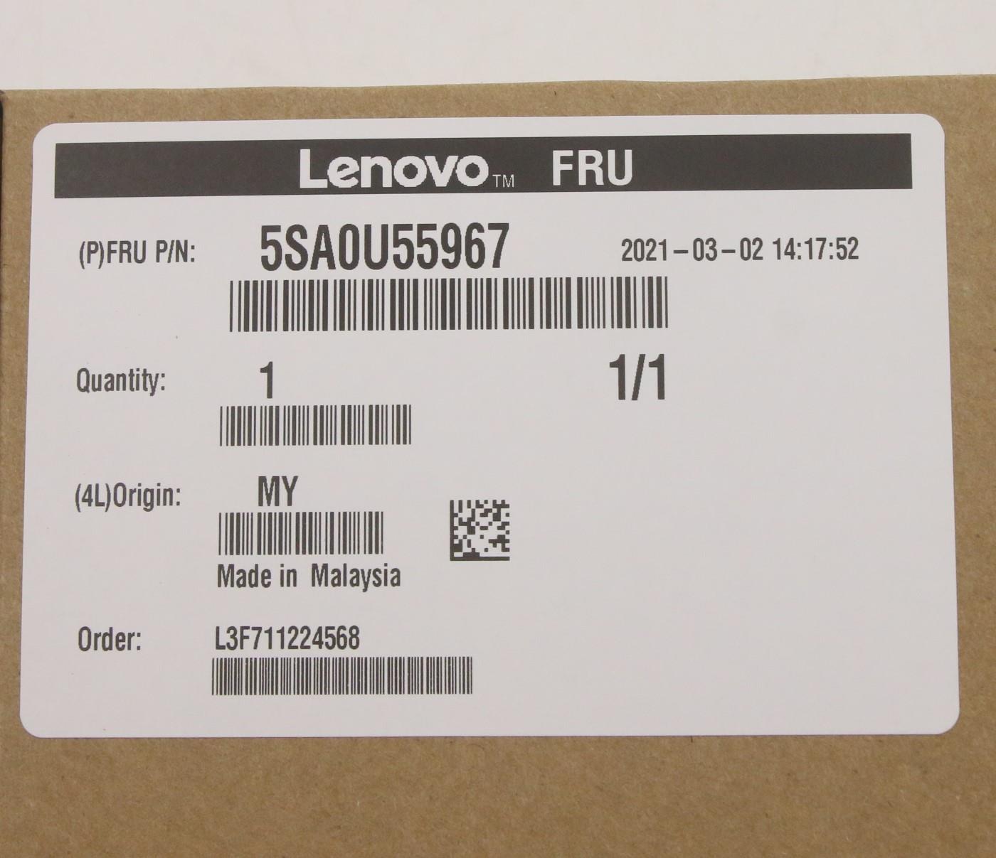 Lenovo Xeon 8280 2.7Ghz 28C 38.5M 205 - 5SA0U55967