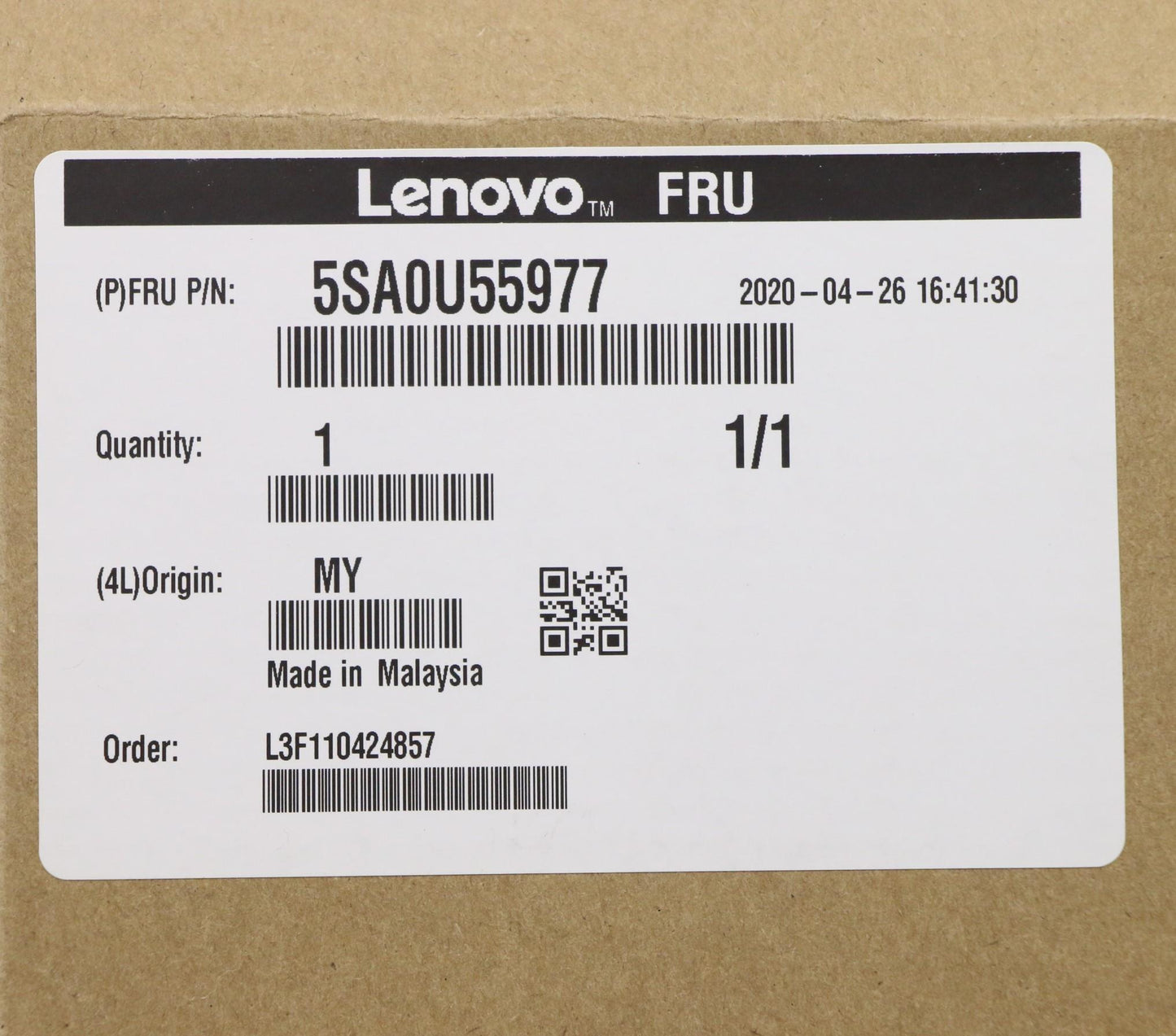 Lenovo Xeon Gd 6254 3.1G 18C 200W - 5SA0U55977