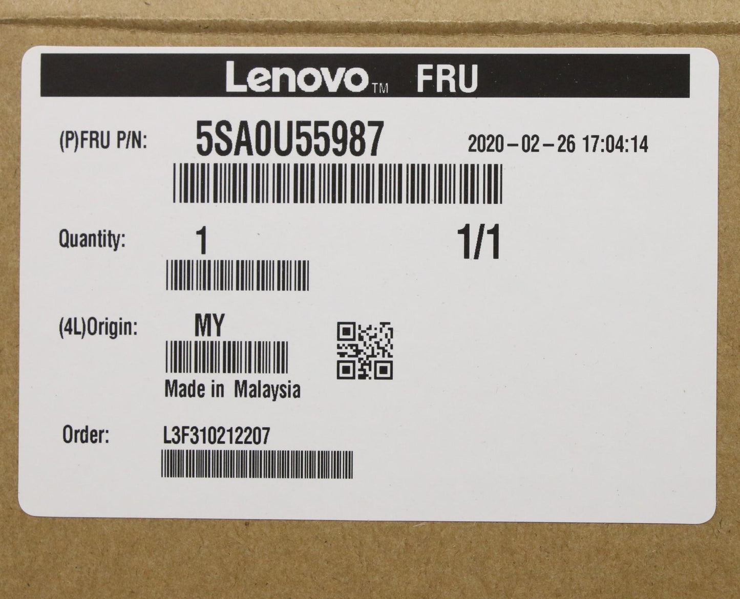 Lenovo Xeon Gd 5218 2.3G 16C 125W - 5SA0U55987