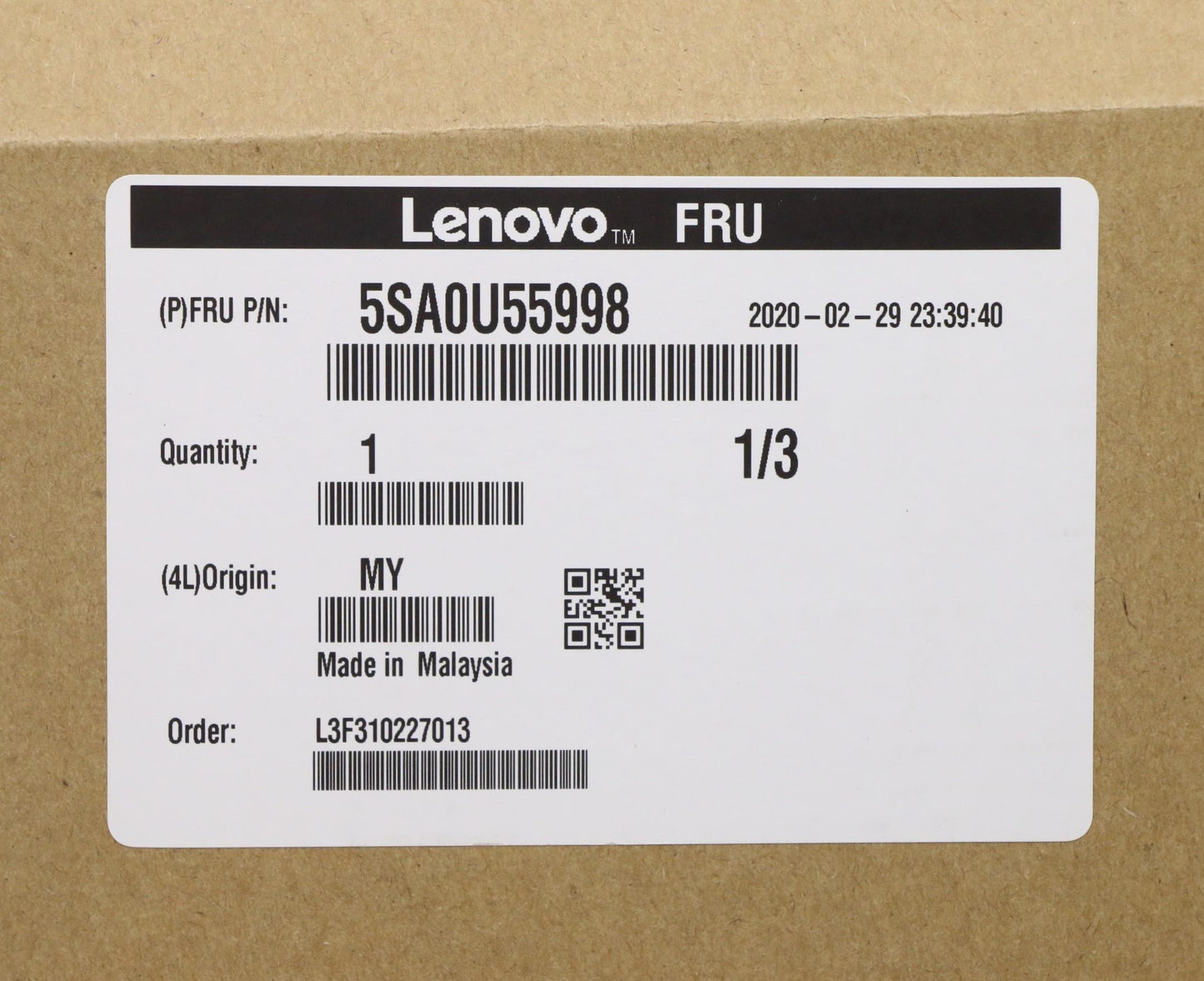 Lenovo Xeon Sr 4214 2.2G 12C 85W - 5SA0U55998