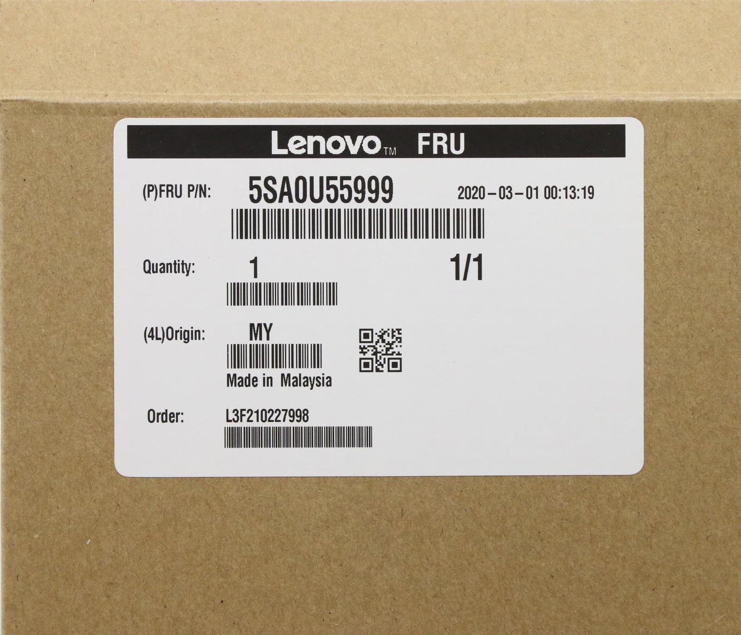 Lenovo Xeon Sr 4210 2.2G 10C 85W - 5SA0U55999