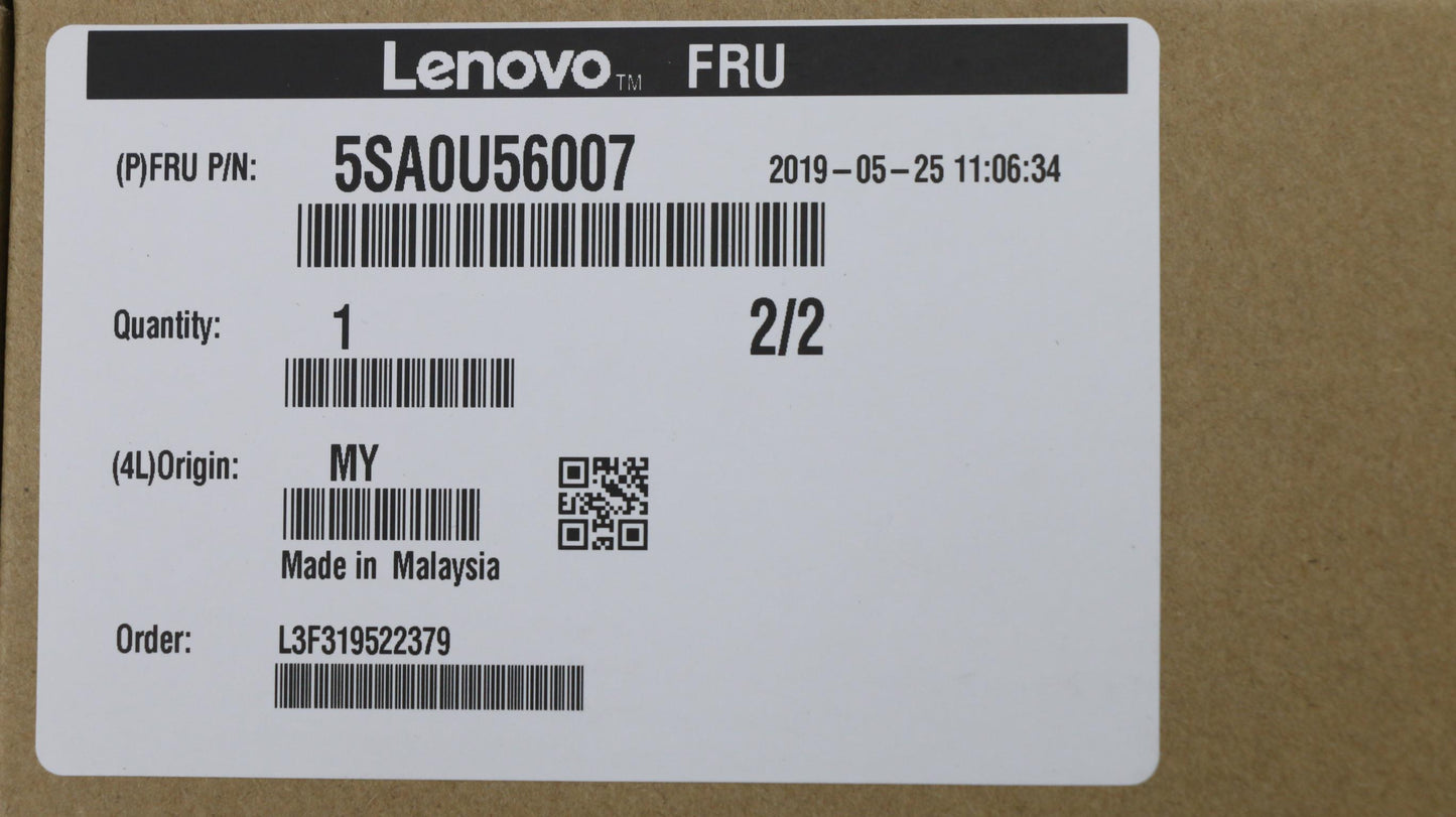 Lenovo Intel I7-9700 3Ghz/8C/12M 65W - 5SA0U56007