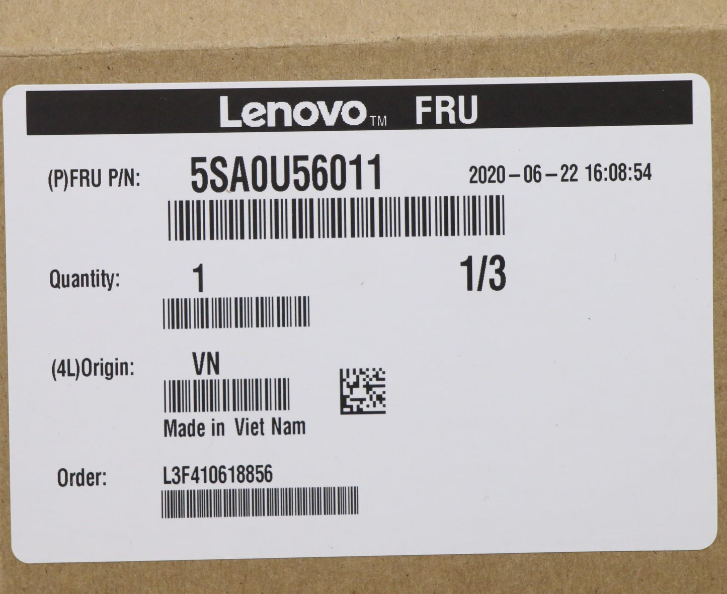 Lenovo Core I3-9300 3.7G 4C - 5SA0U56011