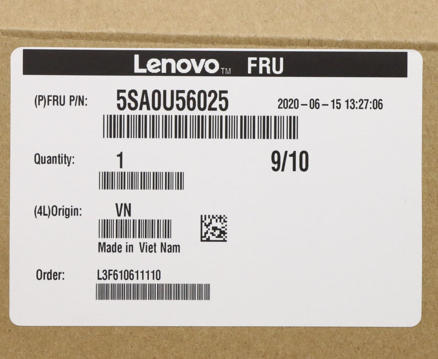 Lenovo (5SA0U56025) Intel i3-9100T Processor, 3.1GHz, 4 Cores, 35W