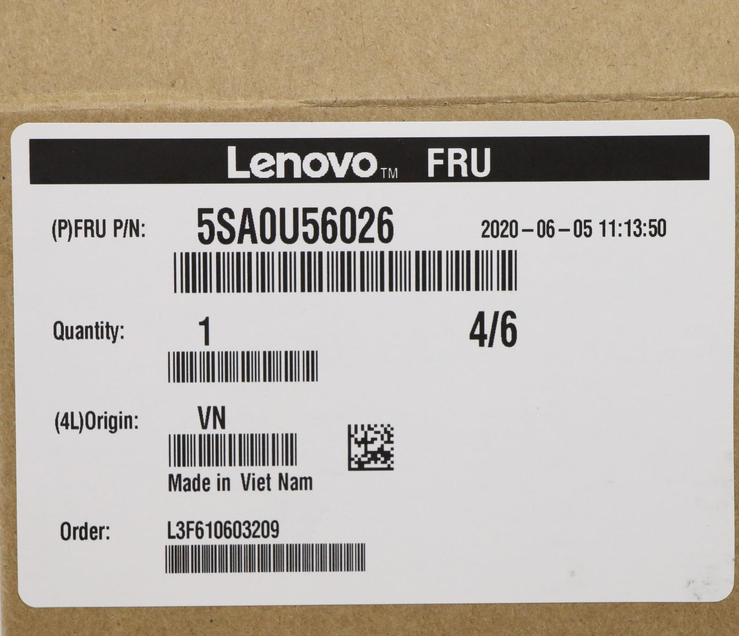 Lenovo Fru Intel G5600T 3.3Ghz 2C 4M - 5SA0U56026