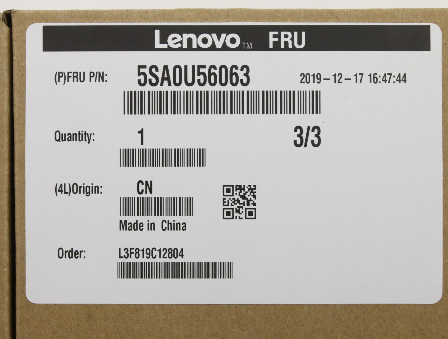 Lenovo Intel Xeon E-2226G 3.4G 80W - 5SA0U56063