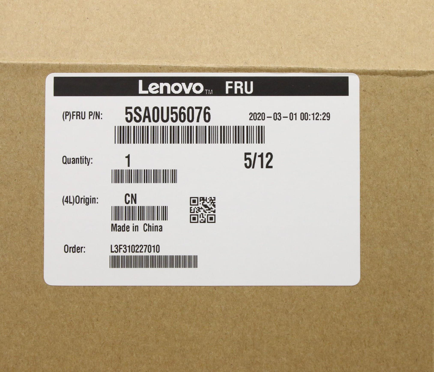 Lenovo Sp Amd Ryzen3 Pro 3200Ge 4C - 5SA0U56076