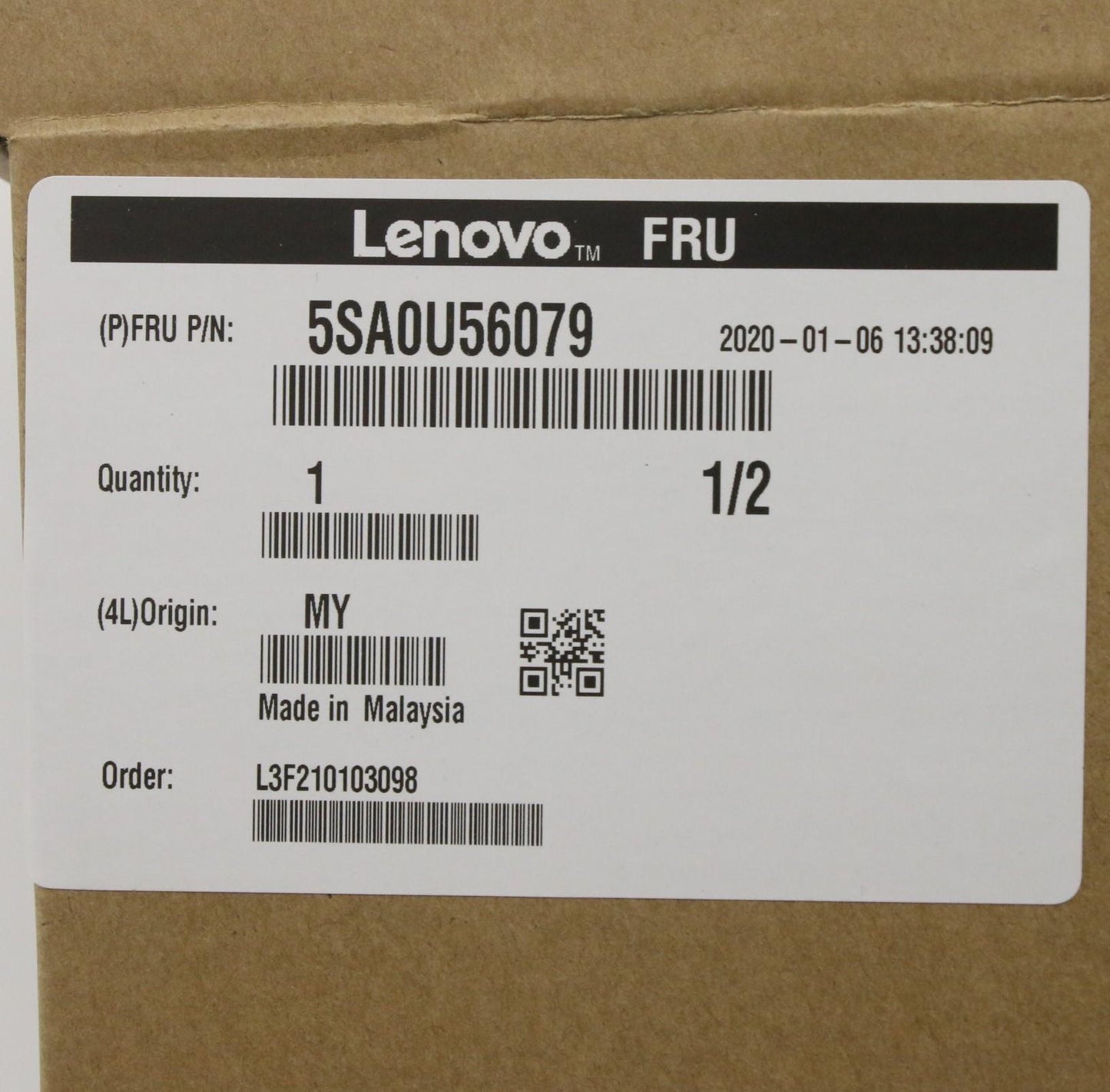 Lenovo Sp Xeon Gd 6234 3.3G 8C 130W - 5SA0U56079