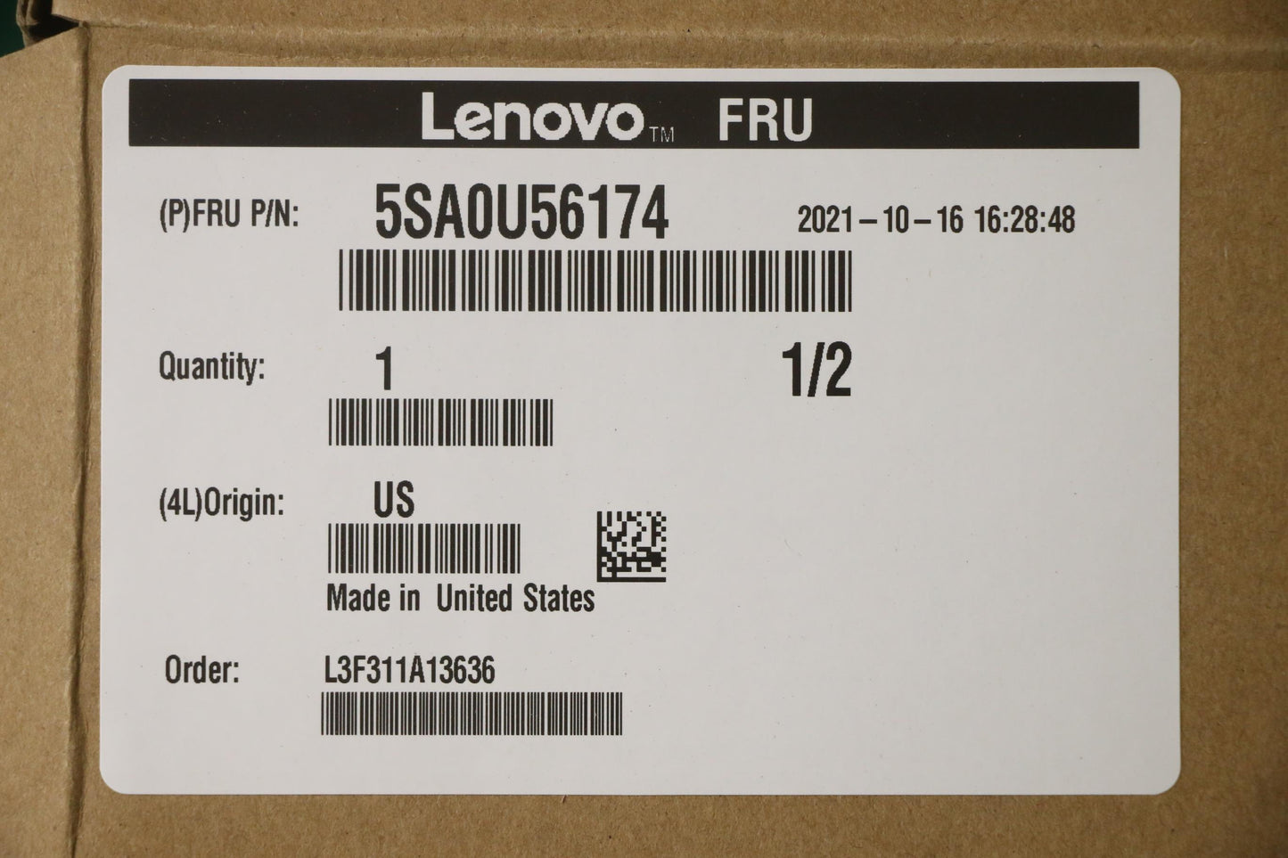Lenovo Sp Xeon Gd 6226R 2.9G 16C - 5SA0U56174