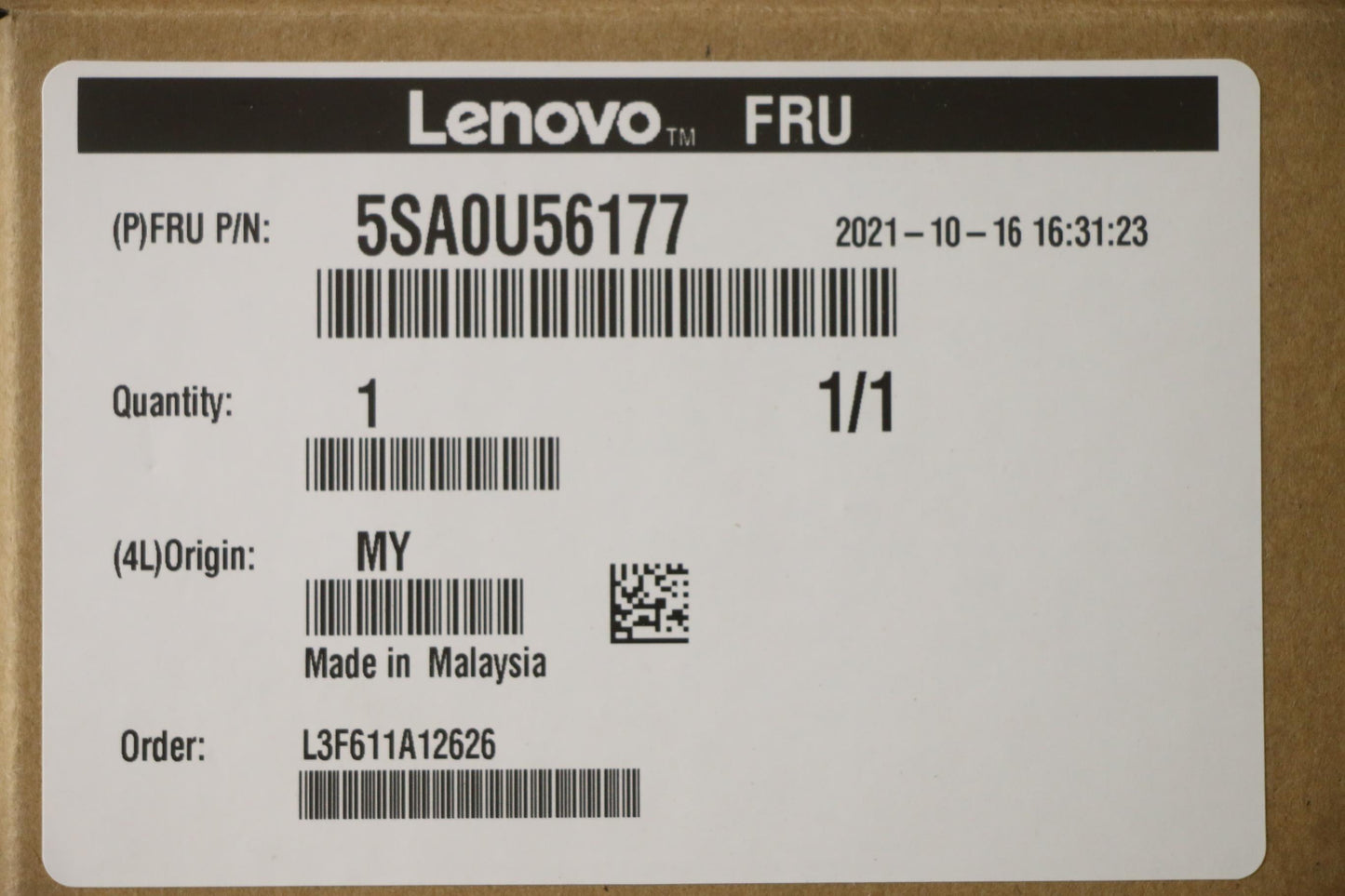 Lenovo Sp Xeon Gd 6240R 2.4G 24C - 5SA0U56177