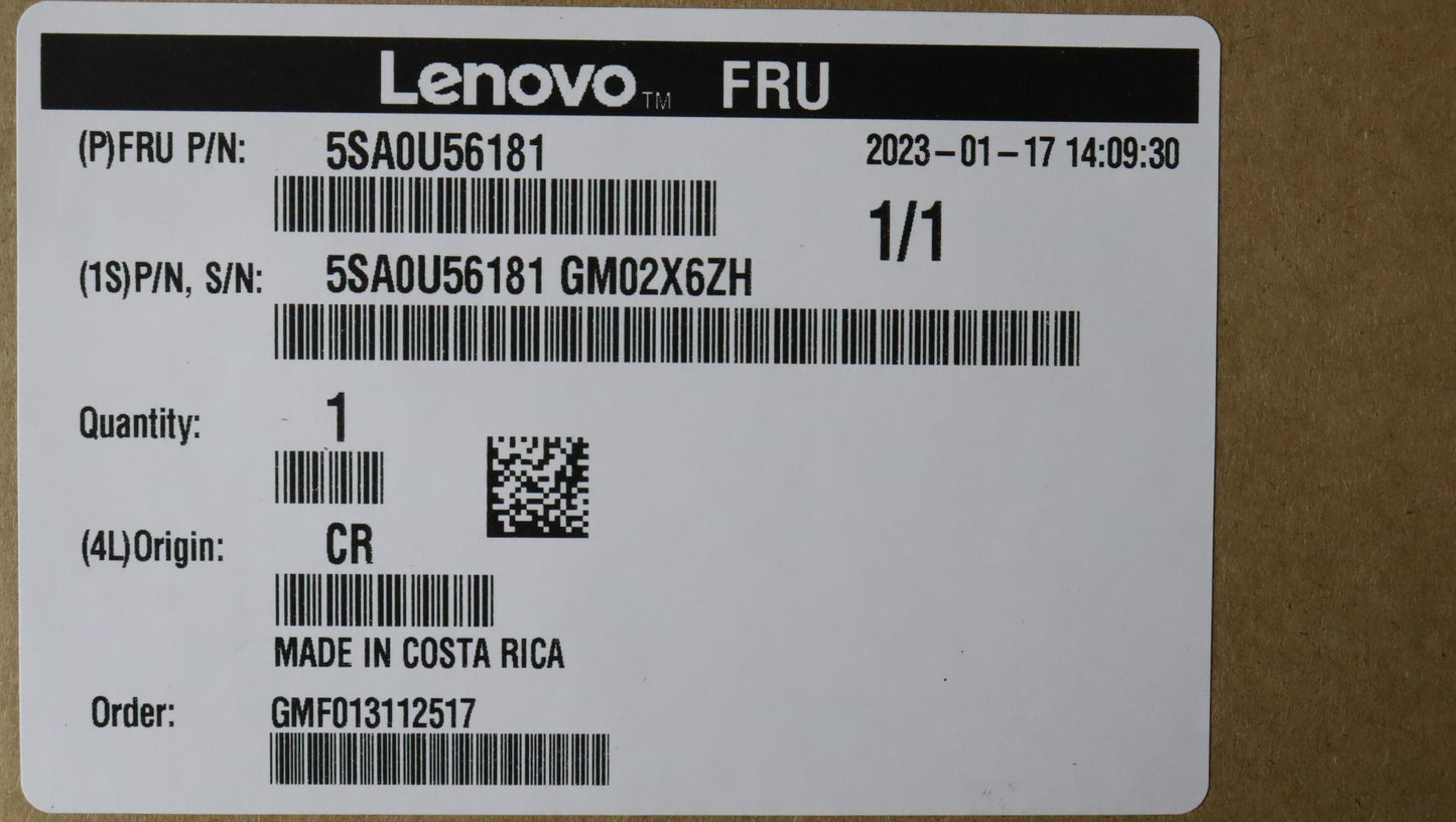 Lenovo Sp Xeon Gd 6258R 2.7G 28C 205W - 5SA0U56181