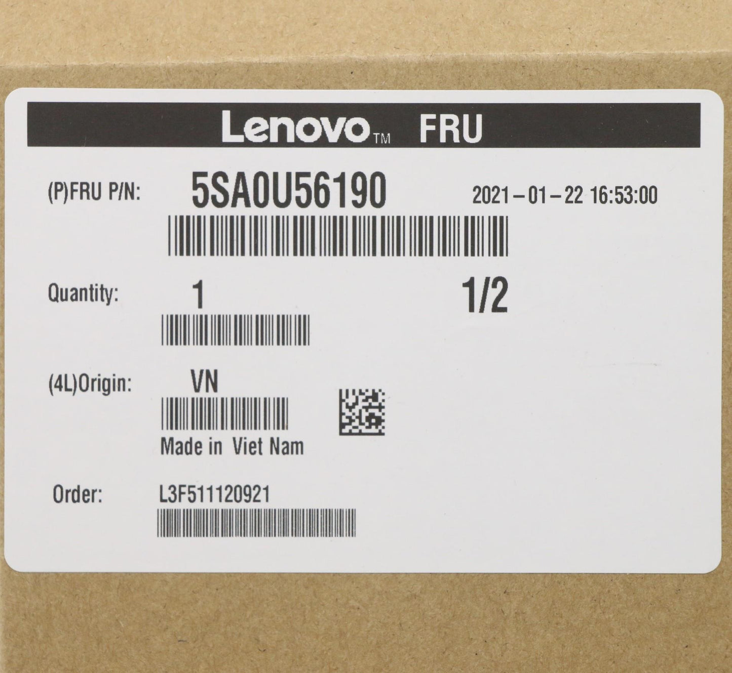 Lenovo Sp Xeon W-1290 3.2G 10C - 5SA0U56190