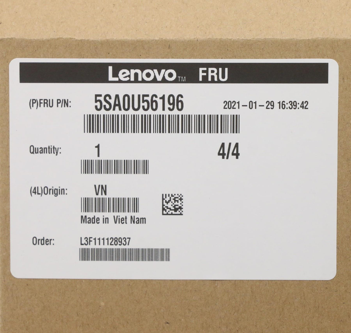 Lenovo Sp Intel I9-10900 2.8Ghz/10C/2 - 5SA0U56196