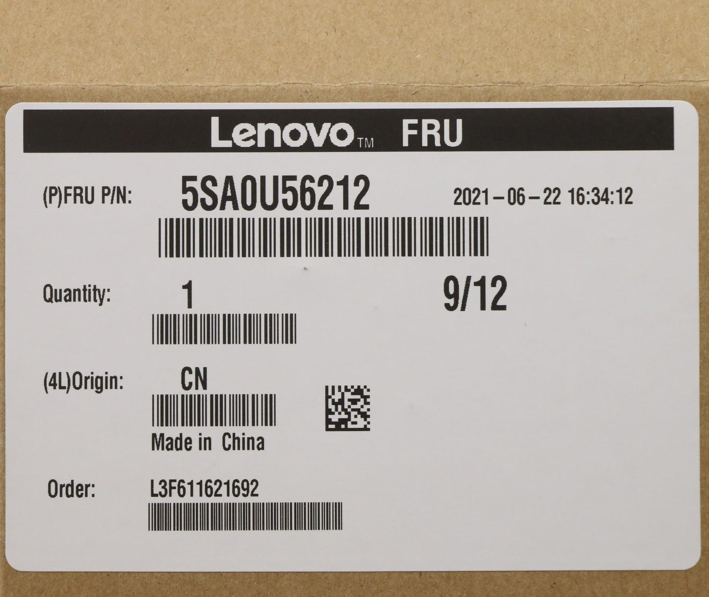 Lenovo Sp Amd Ryzen 5 Pro 3350Ge 3.3G - 5SA0U56212