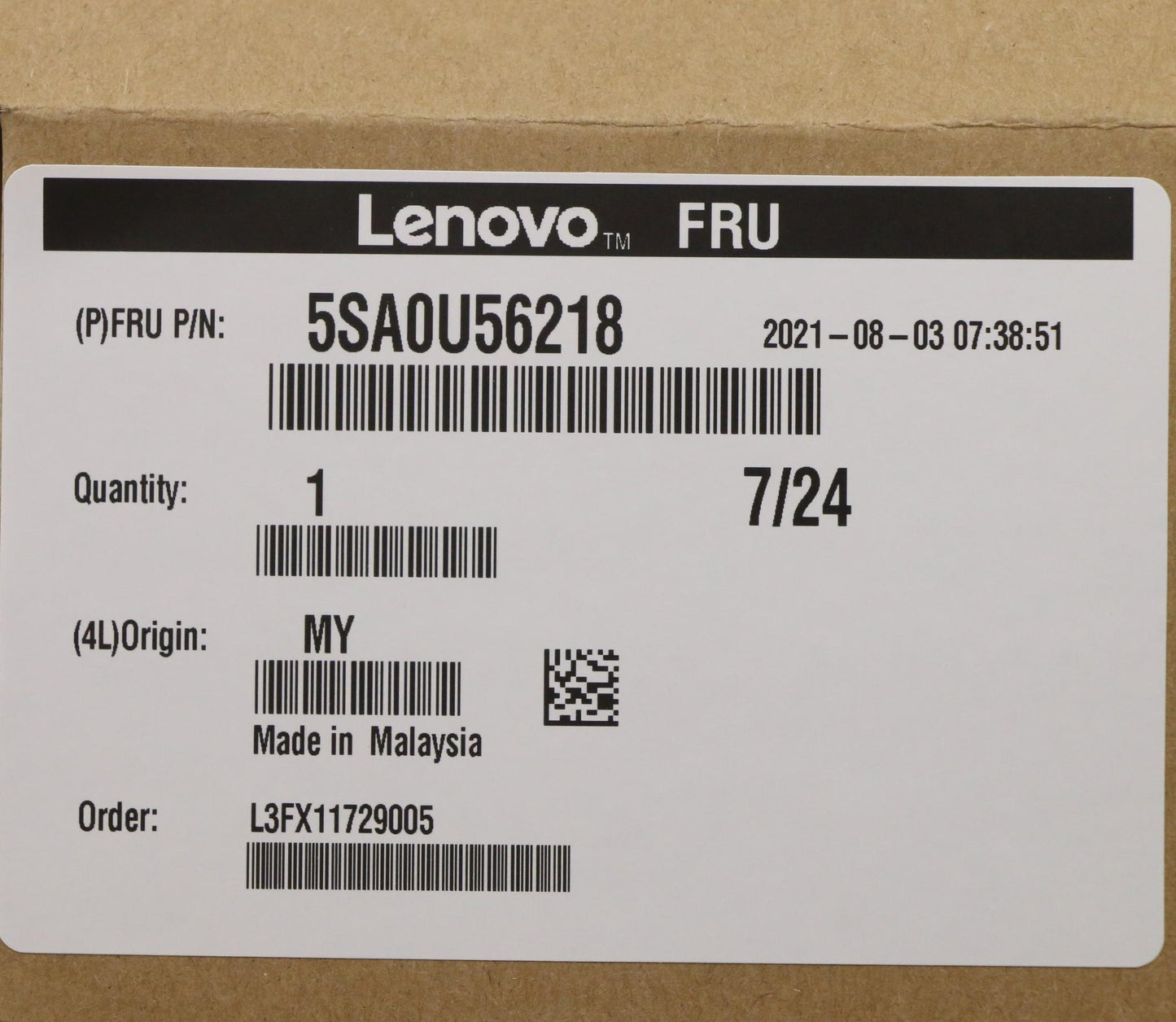 Lenovo Sp Athlon Silver 3050Ge 3.4G 2 - 5SA0U56218