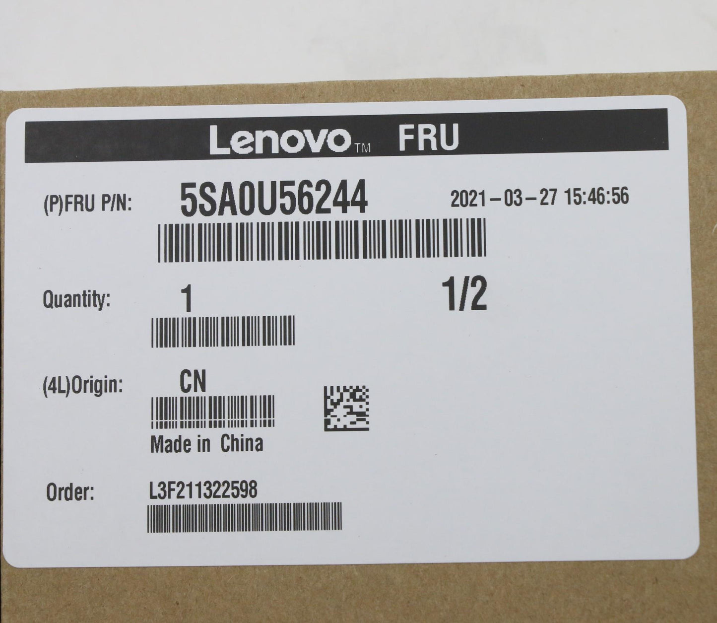 Lenovo Sp Amd Ryzen 9 5900X 3.7Ghz/12 - 5SA0U56244