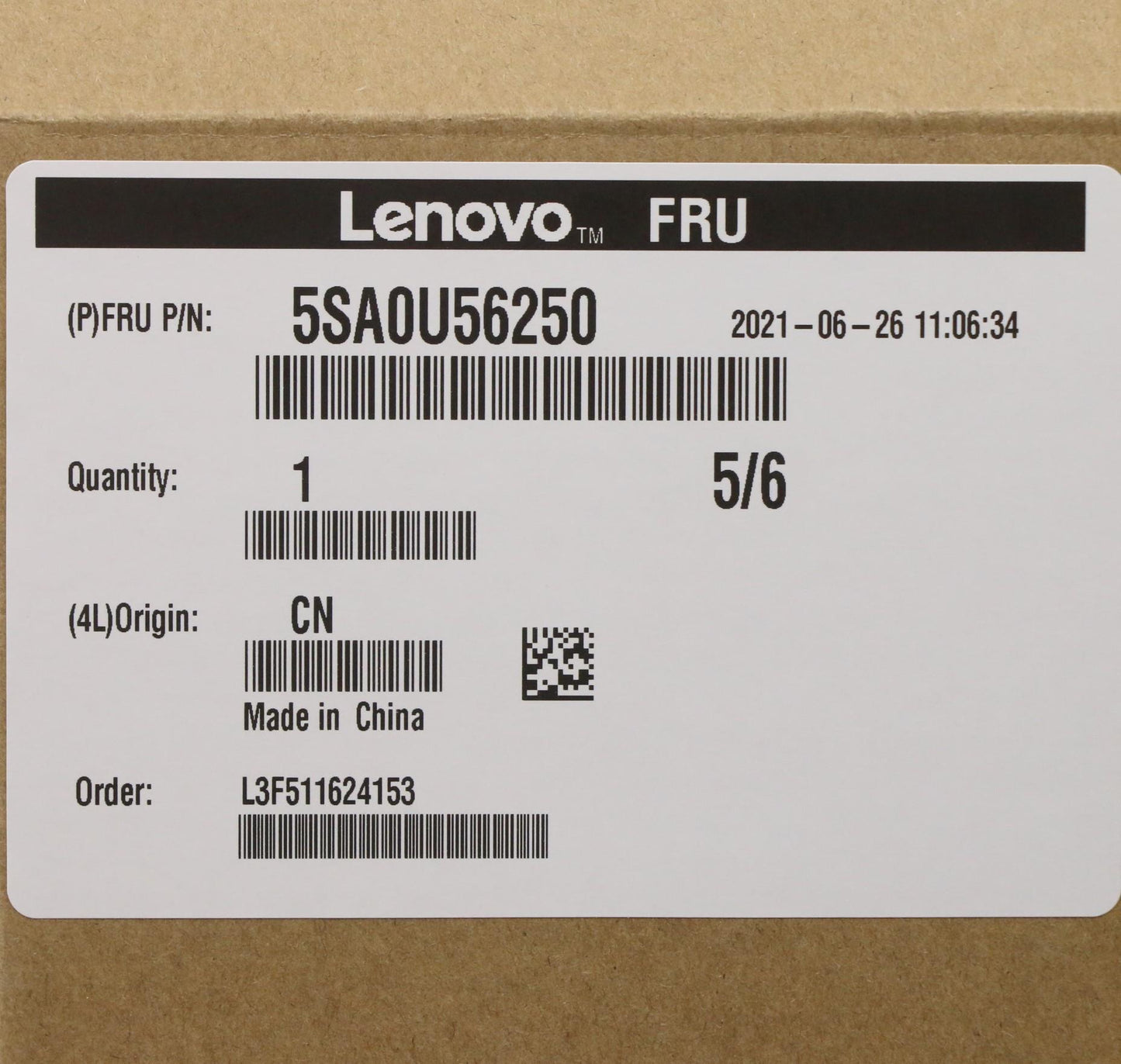 Lenovo Sp Intel I9-11900 2.5Ghz/8C - 5SA0U56250