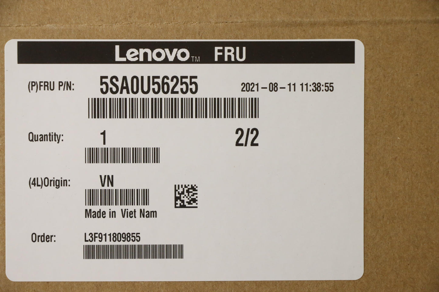 Lenovo Sp Intel I9-11900T 1.5Ghz/8C/1 - 5SA0U56255