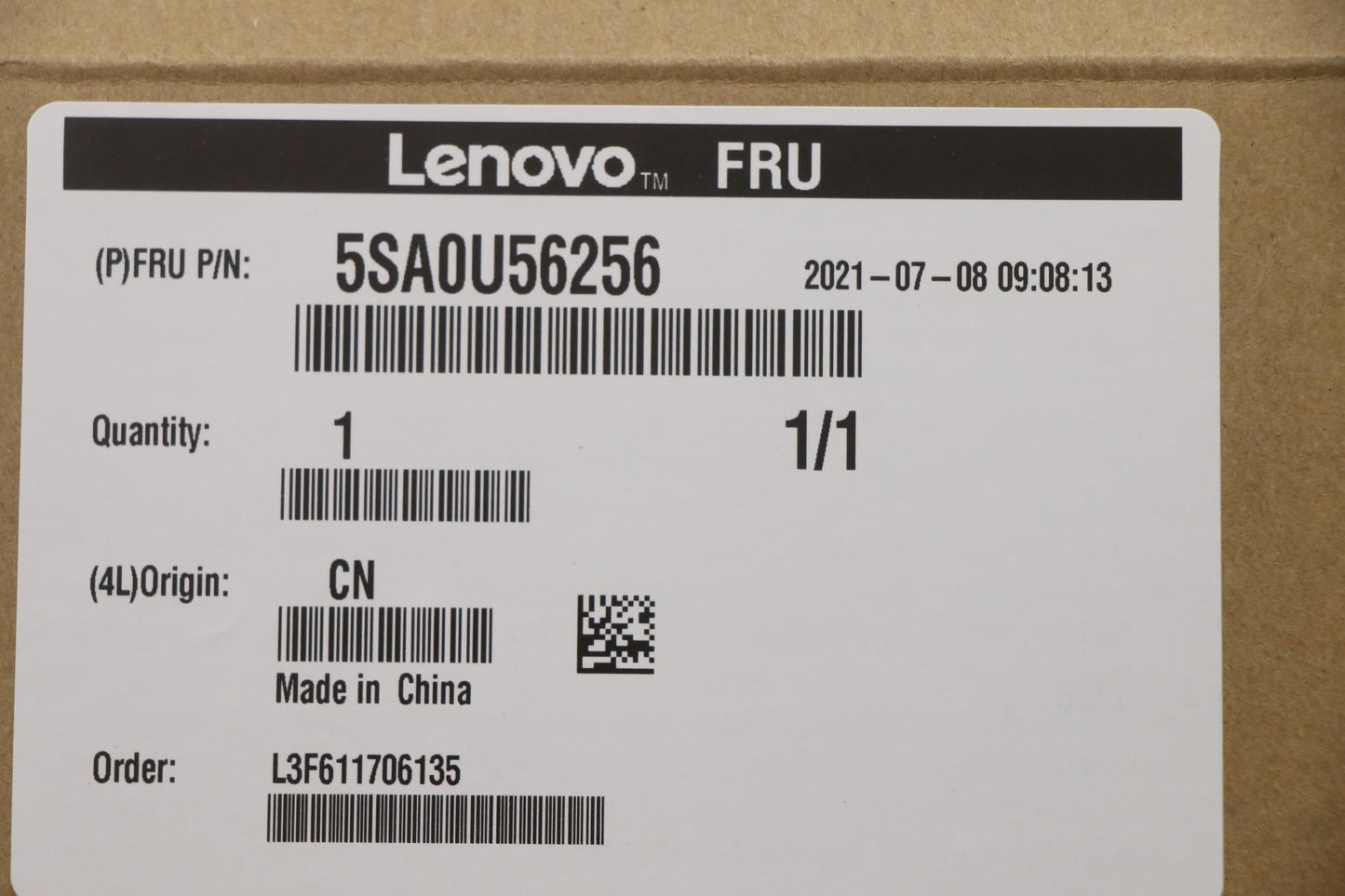 Lenovo Sp Fru Intel I7-11700T 1.4Ghz/ - 5SA0U56256