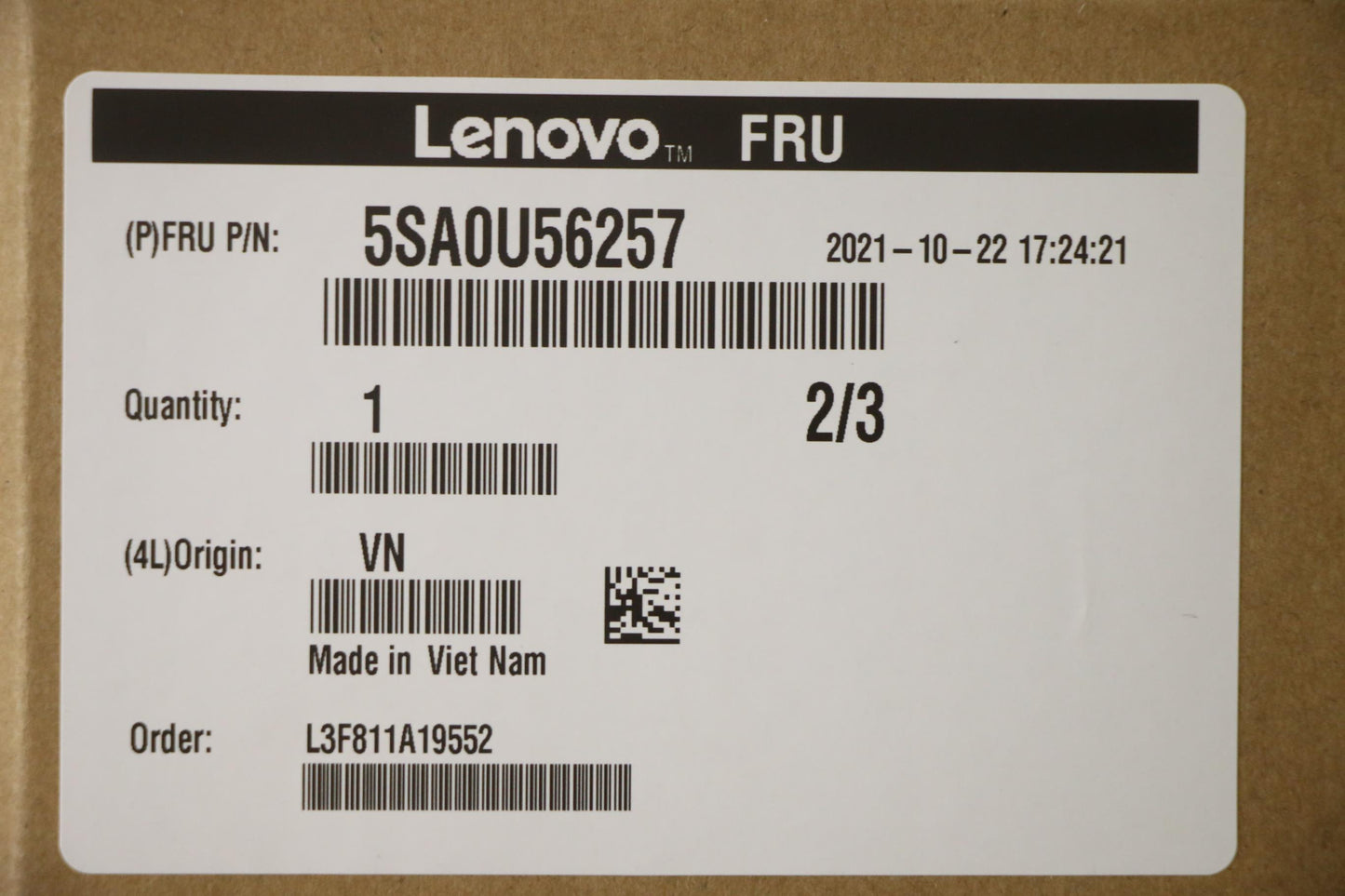 Lenovo Sp Intel I5-11600T 1.7Ghz/6C/1 - 5SA0U56257