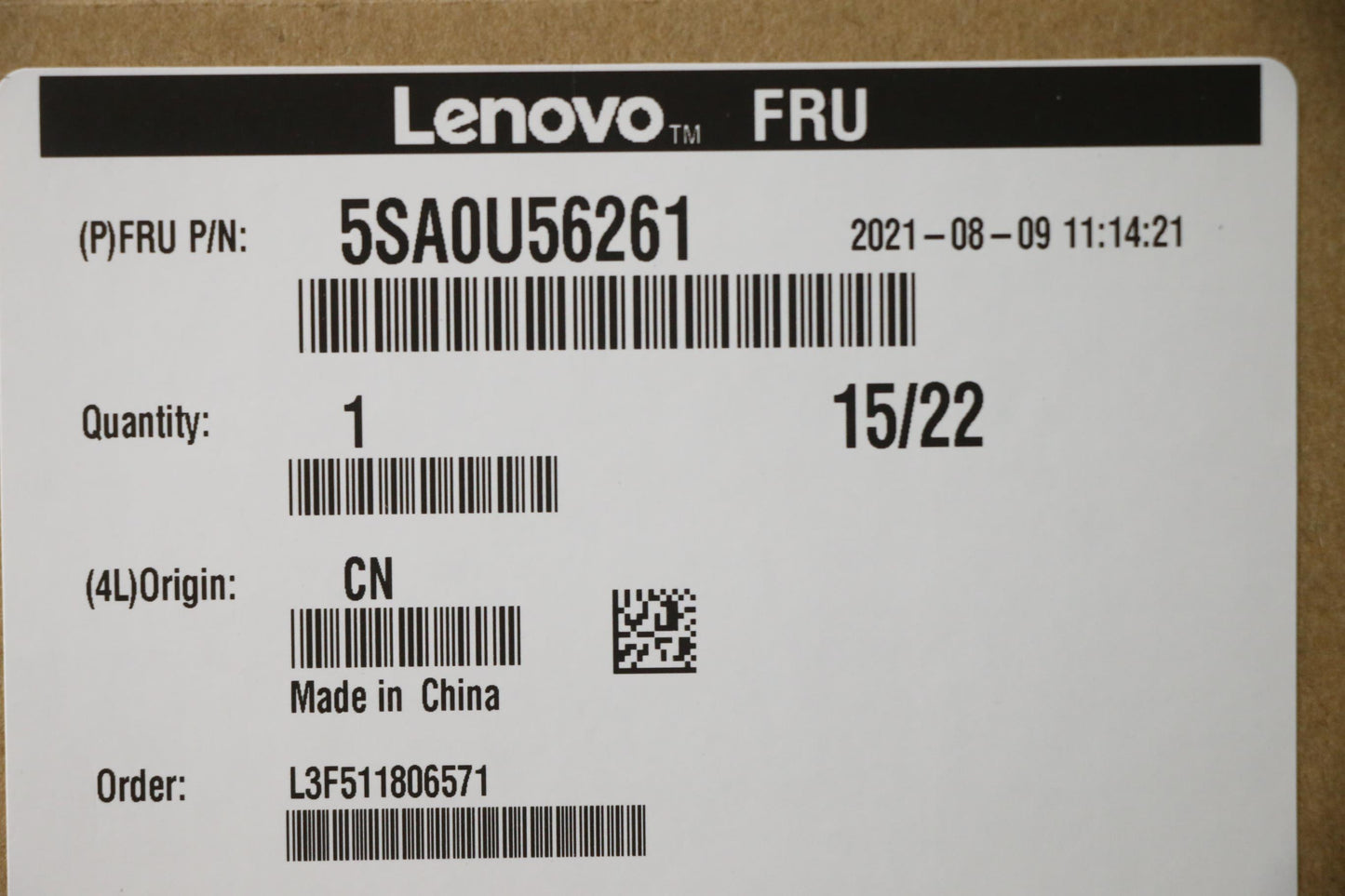 Lenovo Sp Intel I7-11700Kf 3.6Ghz 8C - 5SA0U56261