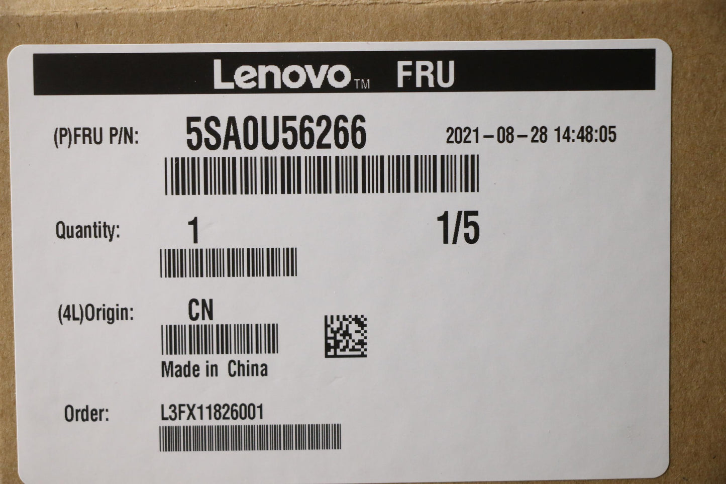 Lenovo Sp Intel I3-10325 3.9Ghz/4C/8M - 5SA0U56266
