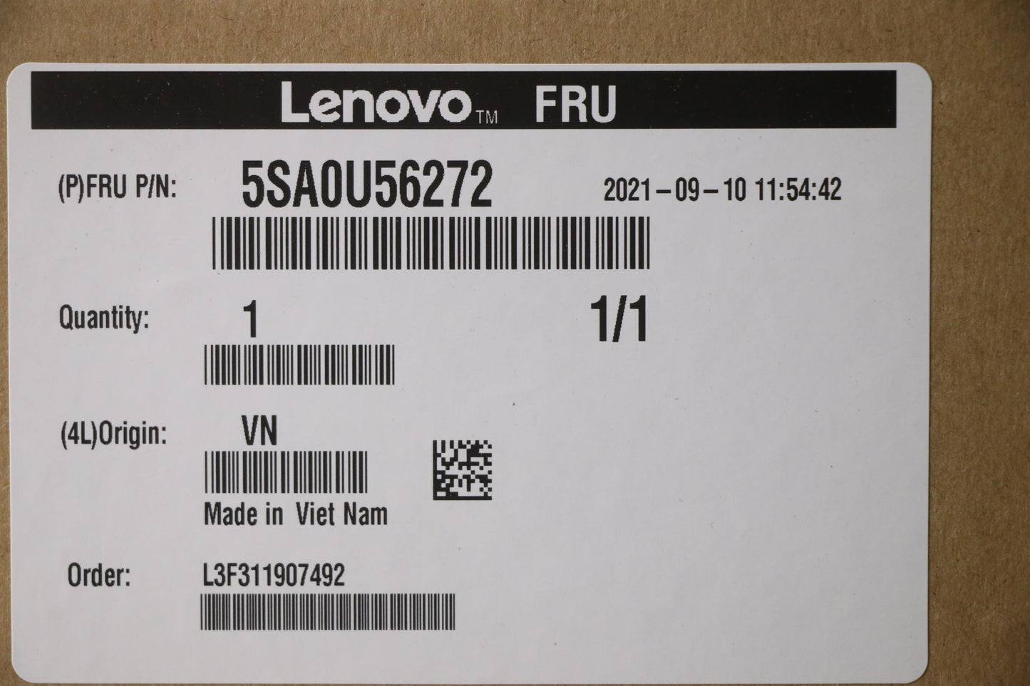 Lenovo Sp Intel Pentium Gold G6405 4. - 5SA0U56272
