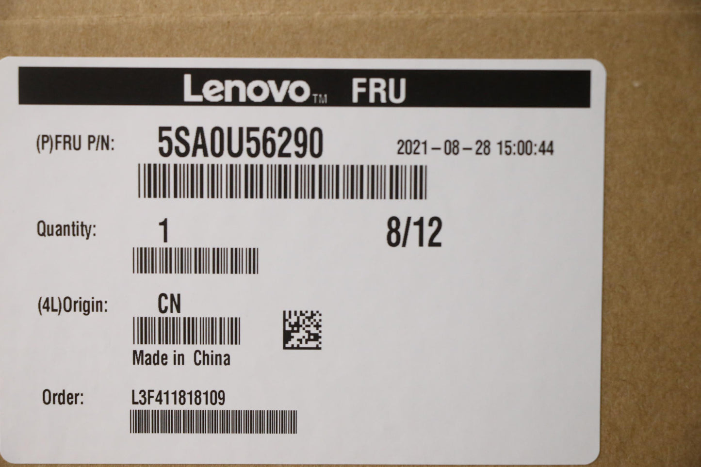 Lenovo Sp Ryzen 5 Pro 5650G 3.9Ghz/6C - 5SA0U56290