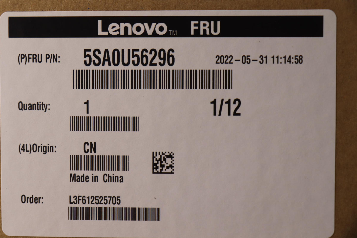 Lenovo Sp Amd Ryzen 5 5600Ge 3.4Ghz/6 - 5SA0U56296