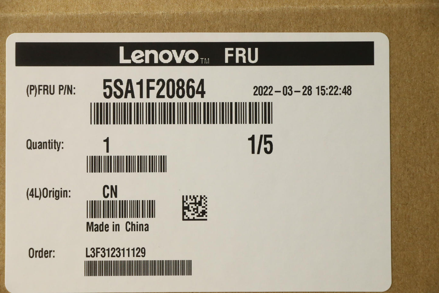 Lenovo Sp Intel Core I5 12500 3.0Ghz - 5SA1F20864