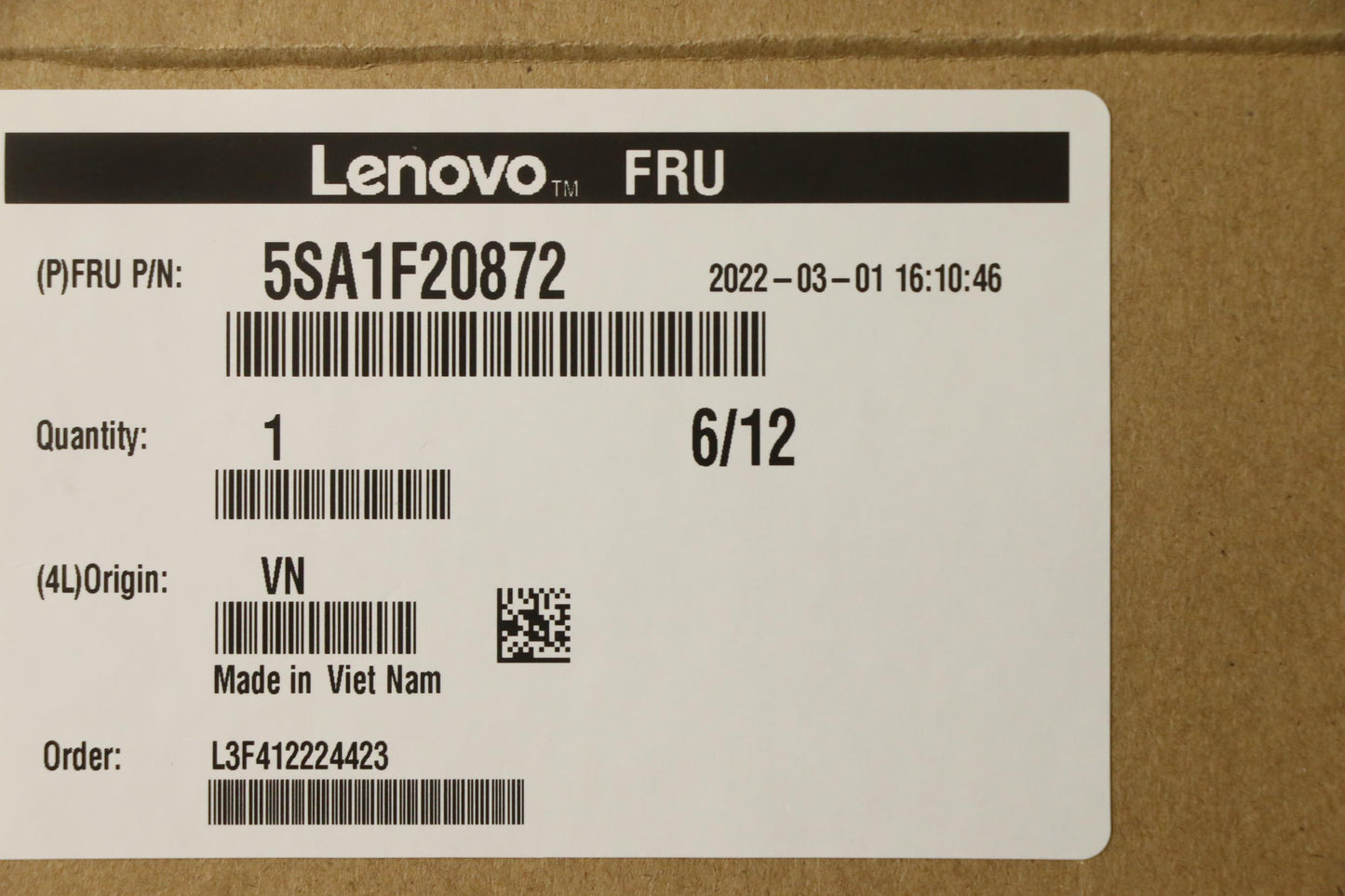 Lenovo Sp Intel G7400 3.7Ghz/2C/6M 46 - 5SA1F20872
