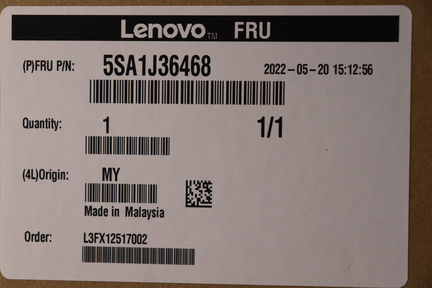 Lenovo Processors Tr 5945 - 5SA1J36468