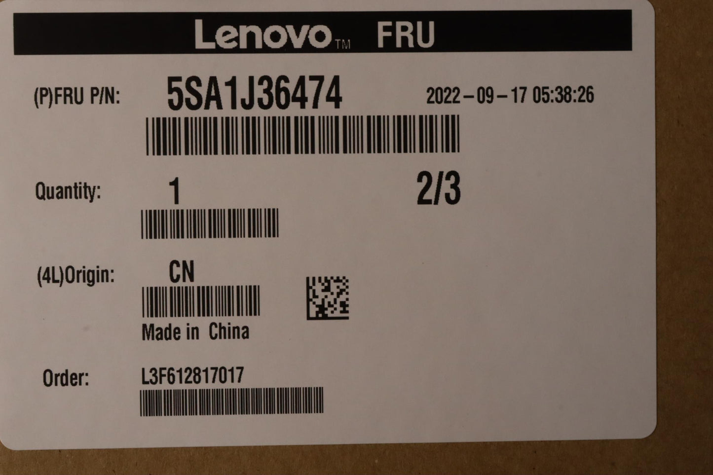 Lenovo Sp Amd Ryzen7 Pro 5845 34Ghz8C - 5SA1J36474