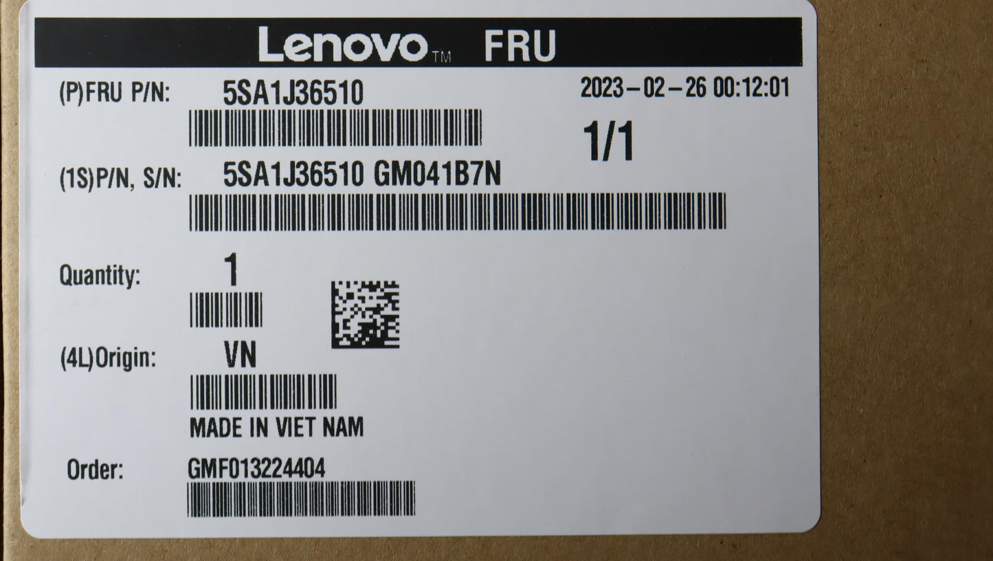 Lenovo Sp Intel I3-13100 3.4Ghz/4C/12 - 5SA1J36510