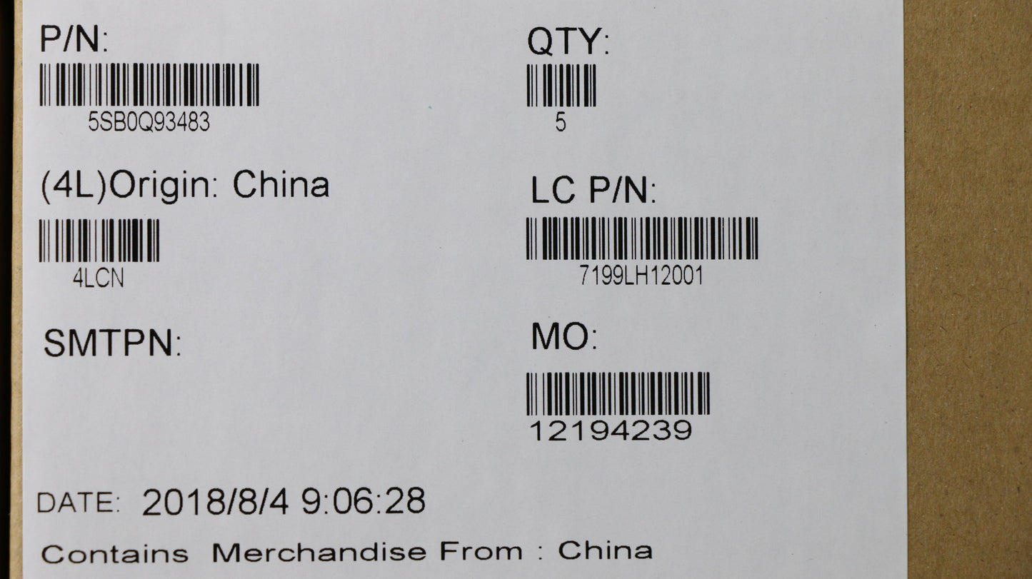 Lenovo Speaker Lr_Yg - 5SB0Q93483