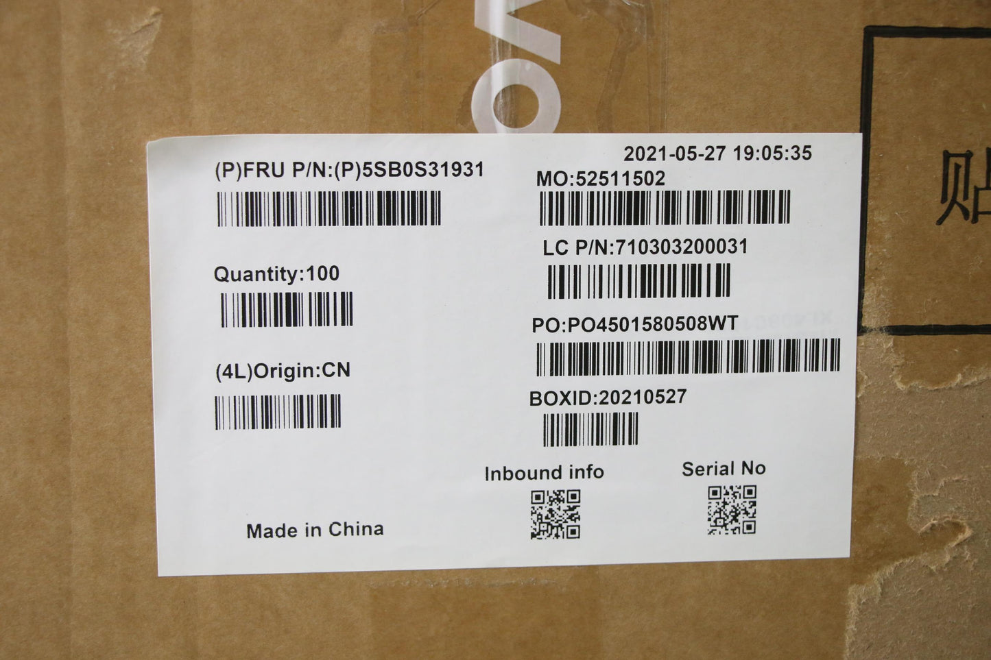 Lenovo Speakerint Speaker Wt 82Ef R+L - 5SB0S31931