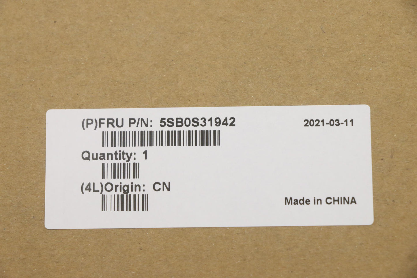 Lenovo Internal Speaker - 5SB0S31942