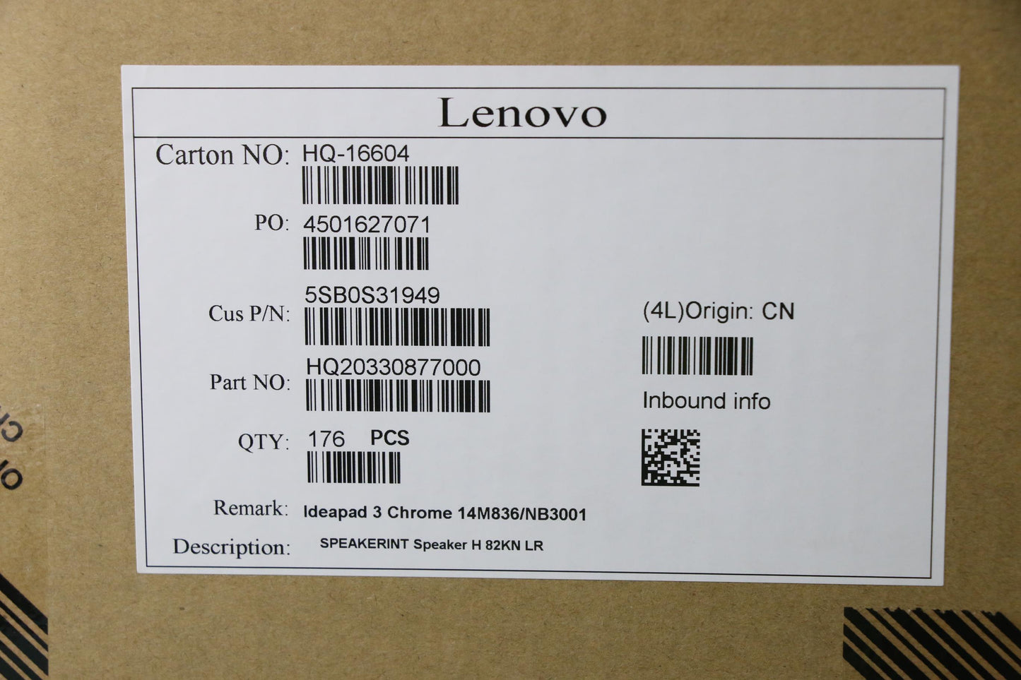Lenovo Speakerint Speaker H 82Kn Lr - 5SB0S31949