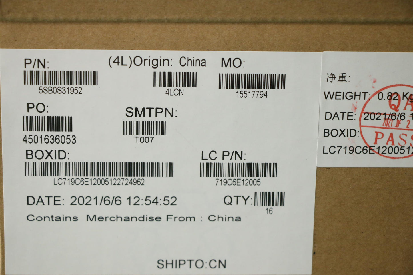 Lenovo Speakerint Speaker L 82K8 (L+R - 5SB0S31952