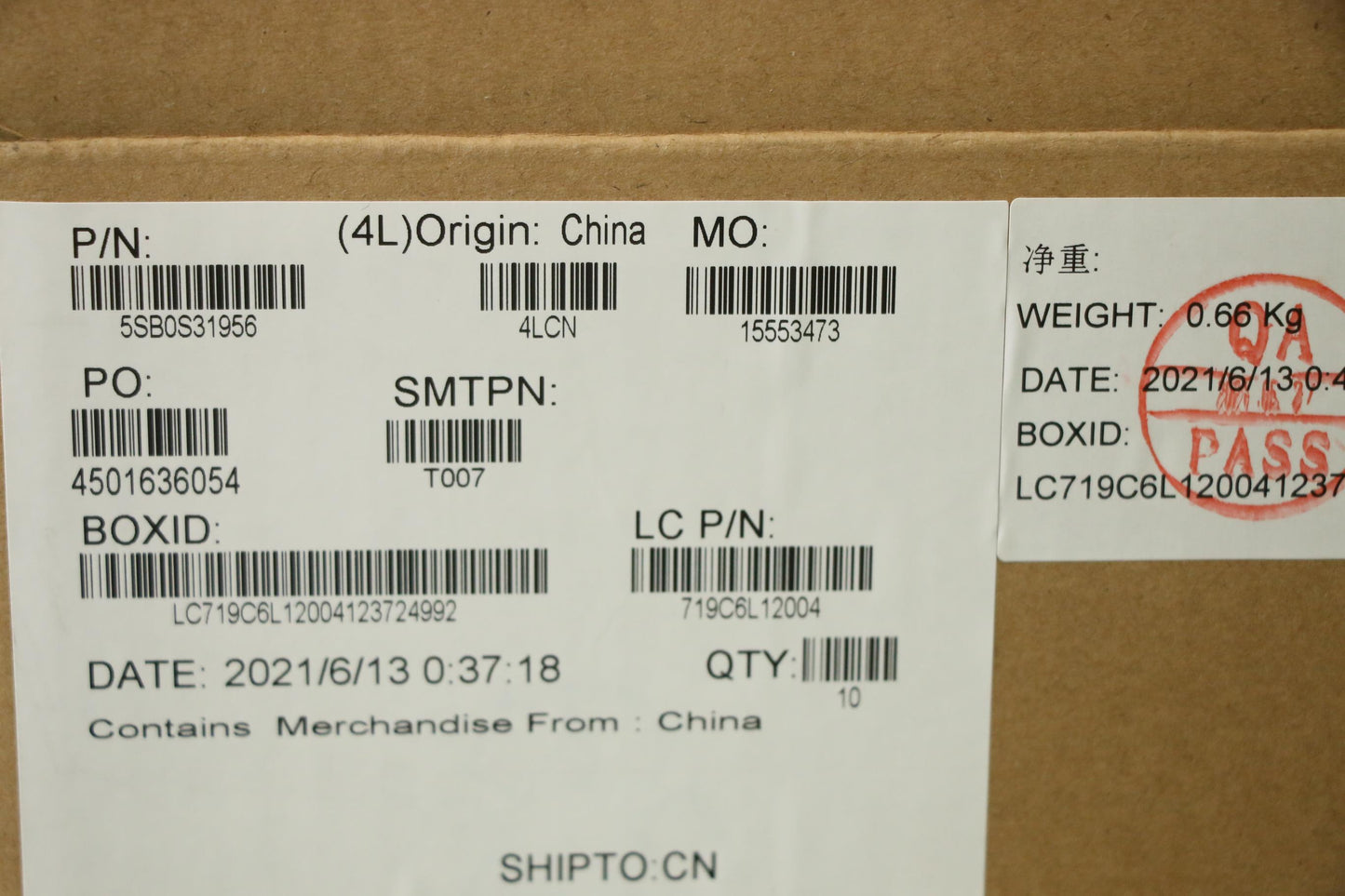 Lenovo Speaker L 82K6 Left + Right - 5SB0S31956